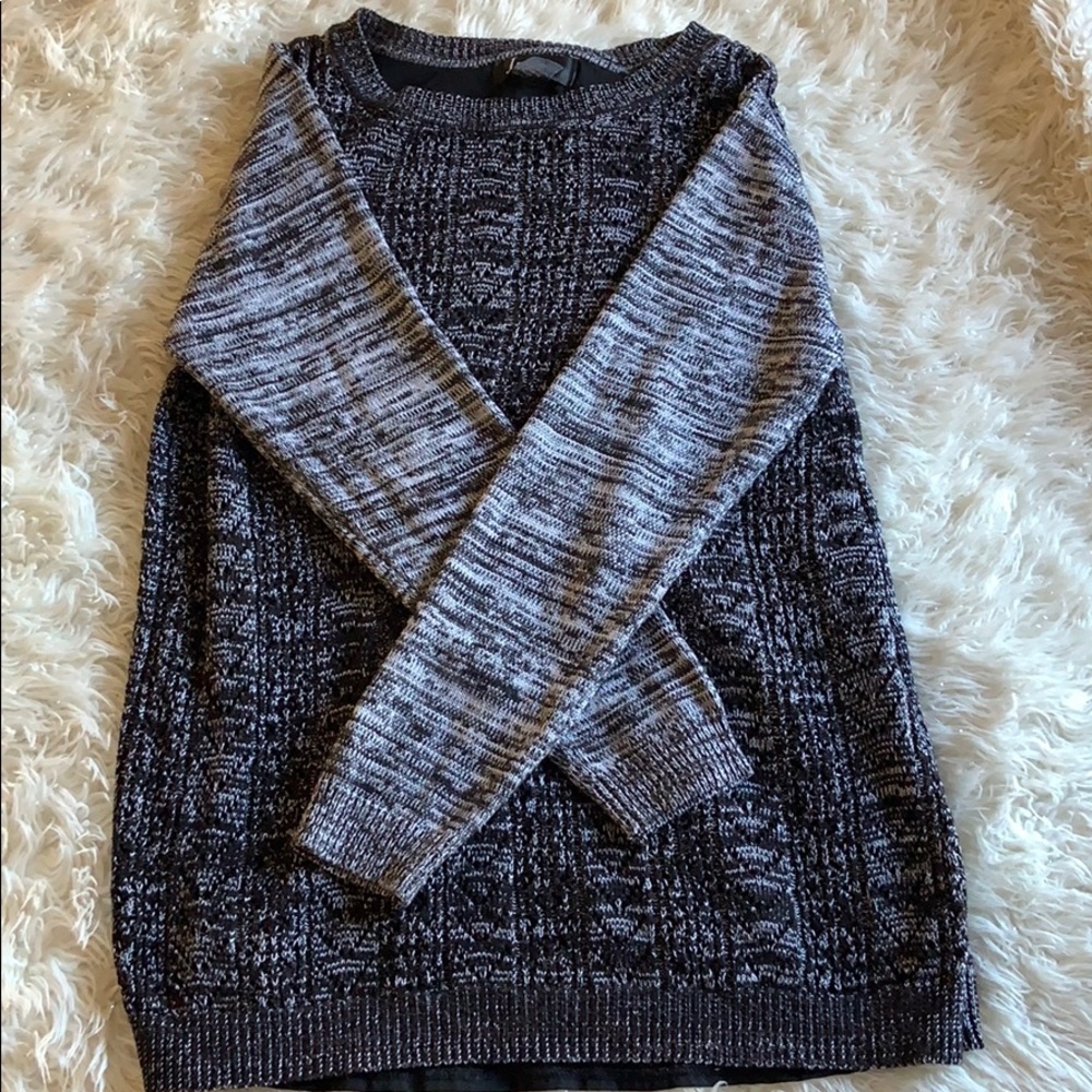 Knitted Open Back Sweater